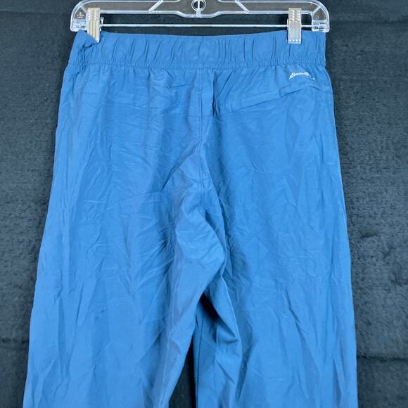 Eddie Bauer Womens Pants Navy Pull On Mid Rise Straight Leg Stretch Small - Picture 10 of 11